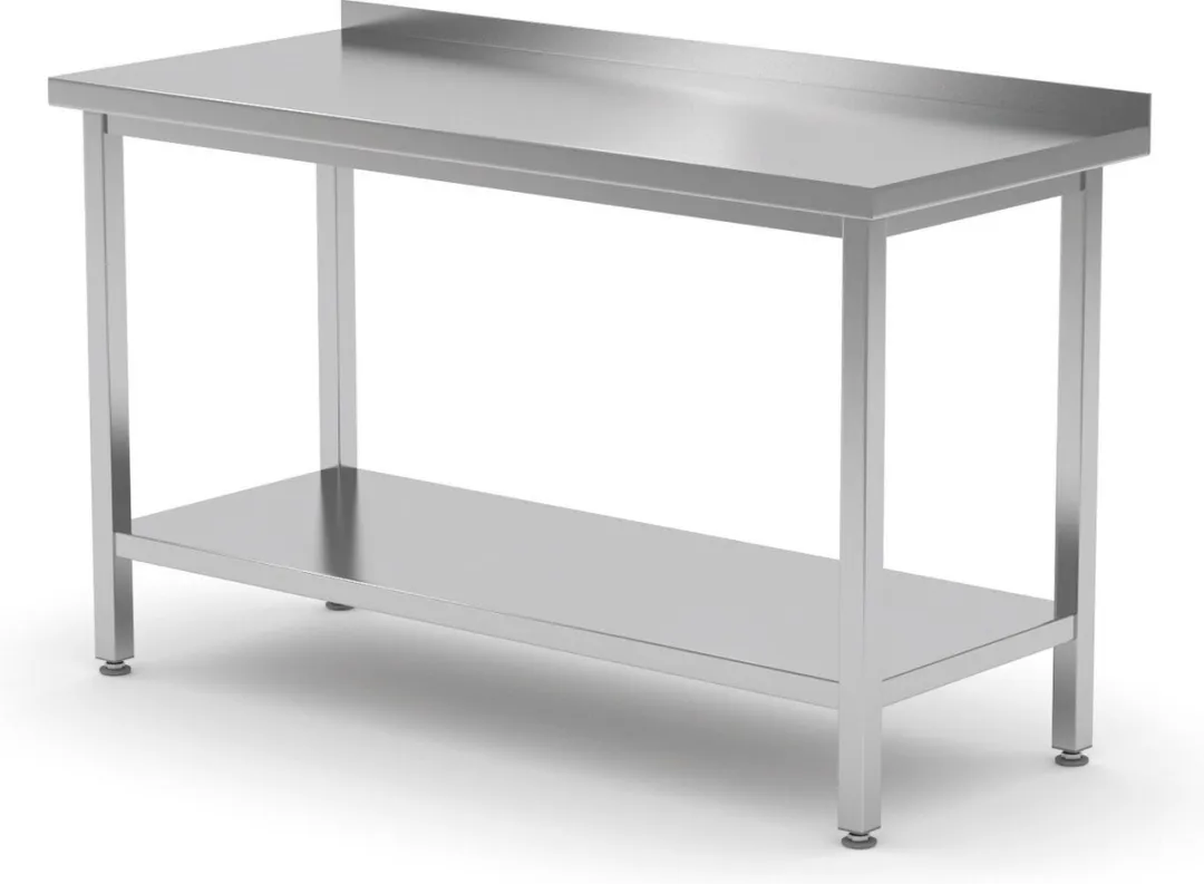 HENDI Kitchen Line Muurwerktafel 1800x600x850mm - 600mm Diep
