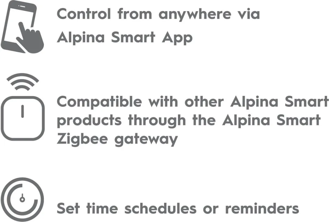 Alpina Smart Home Bewegingssensor 5M - Wit