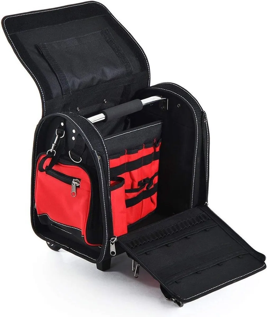 Weber Tools WT-8234 Gereedschaptrolley - Rood/Zwart - afbeelding 2 van 6