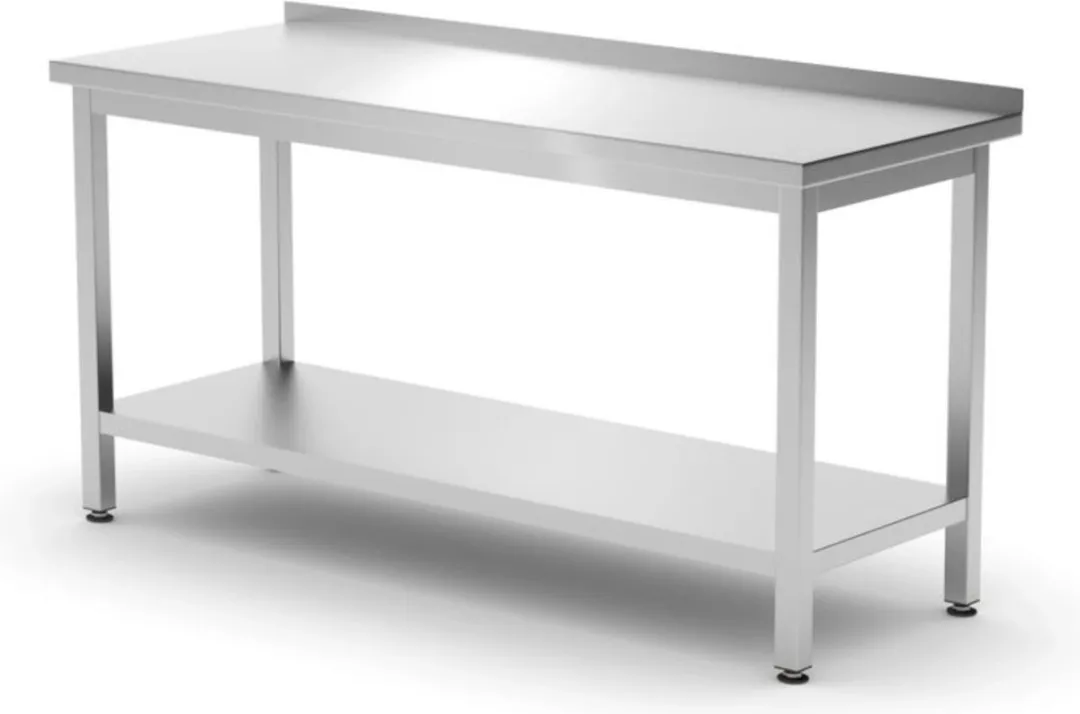 HENDI Kitchen Line Muurwerktafel 1600x600mm RVS
