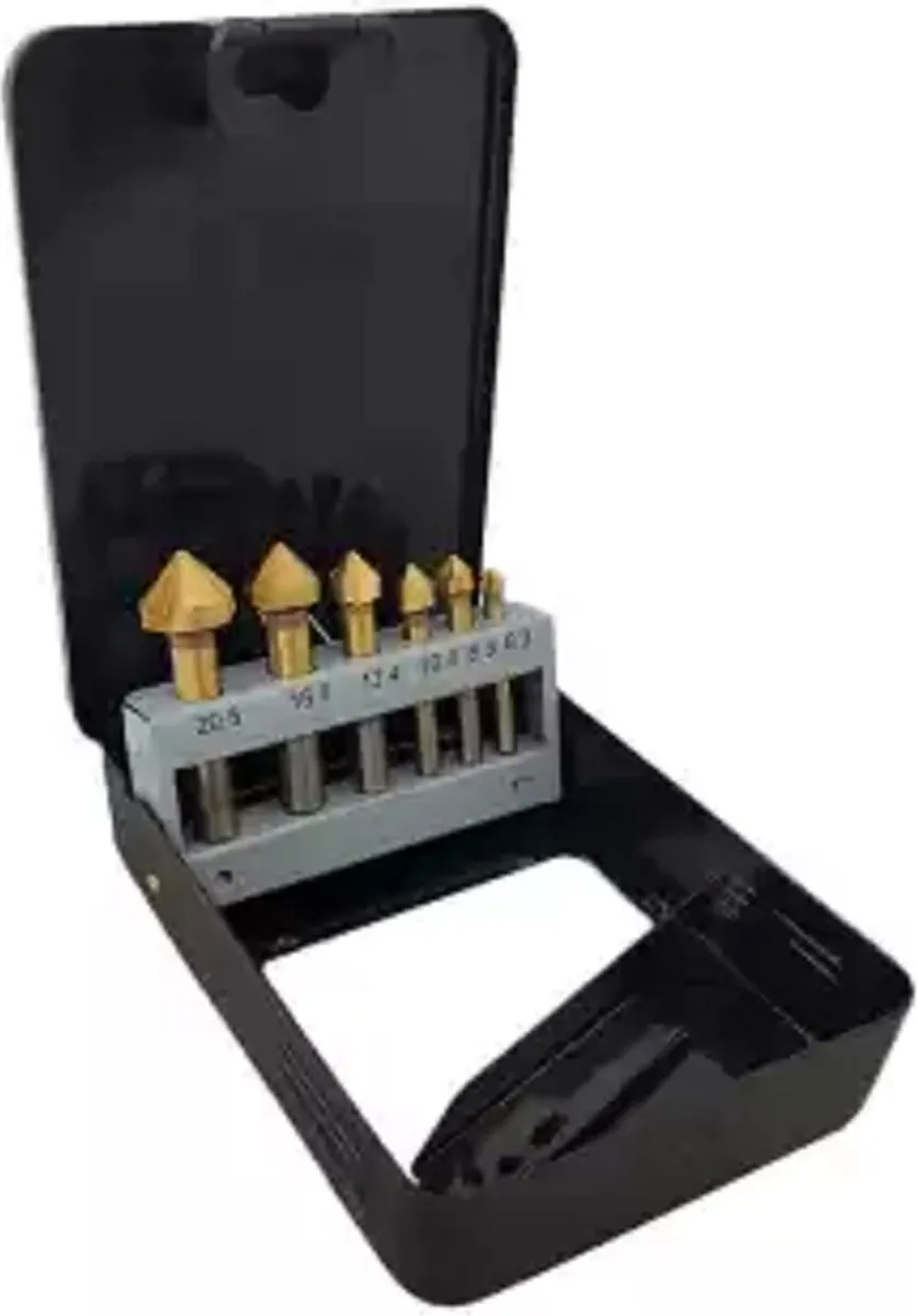 Weber Tools Verzinkboor Set 6-delig