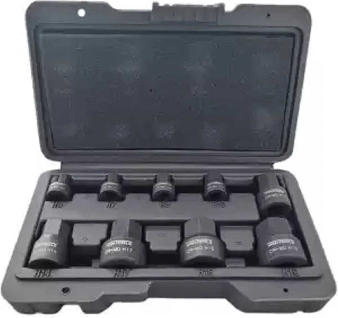 Weber Tools Krachtdoppen Set 9-delig 1/4" Stubby