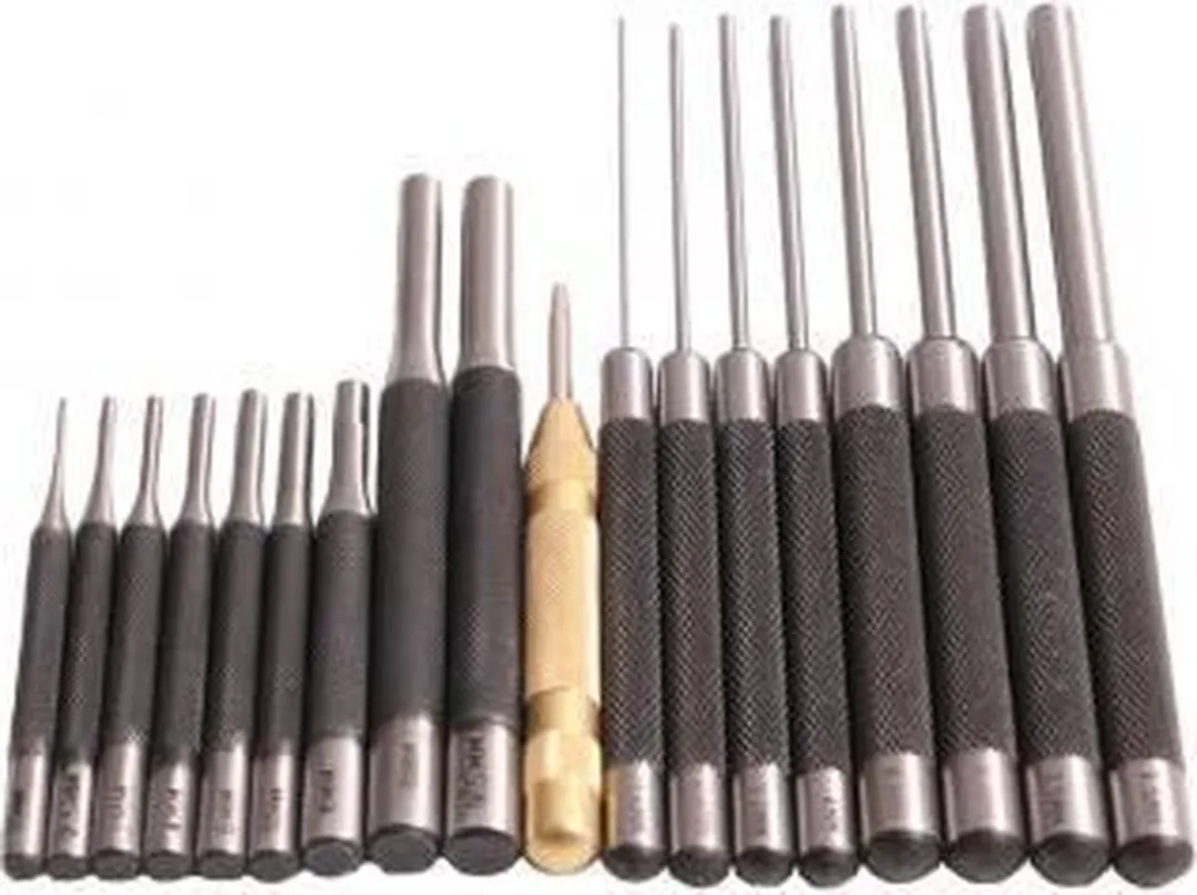 Weber Tools Pendrijver en Doorslagen Set WT-8360 - 18-delig