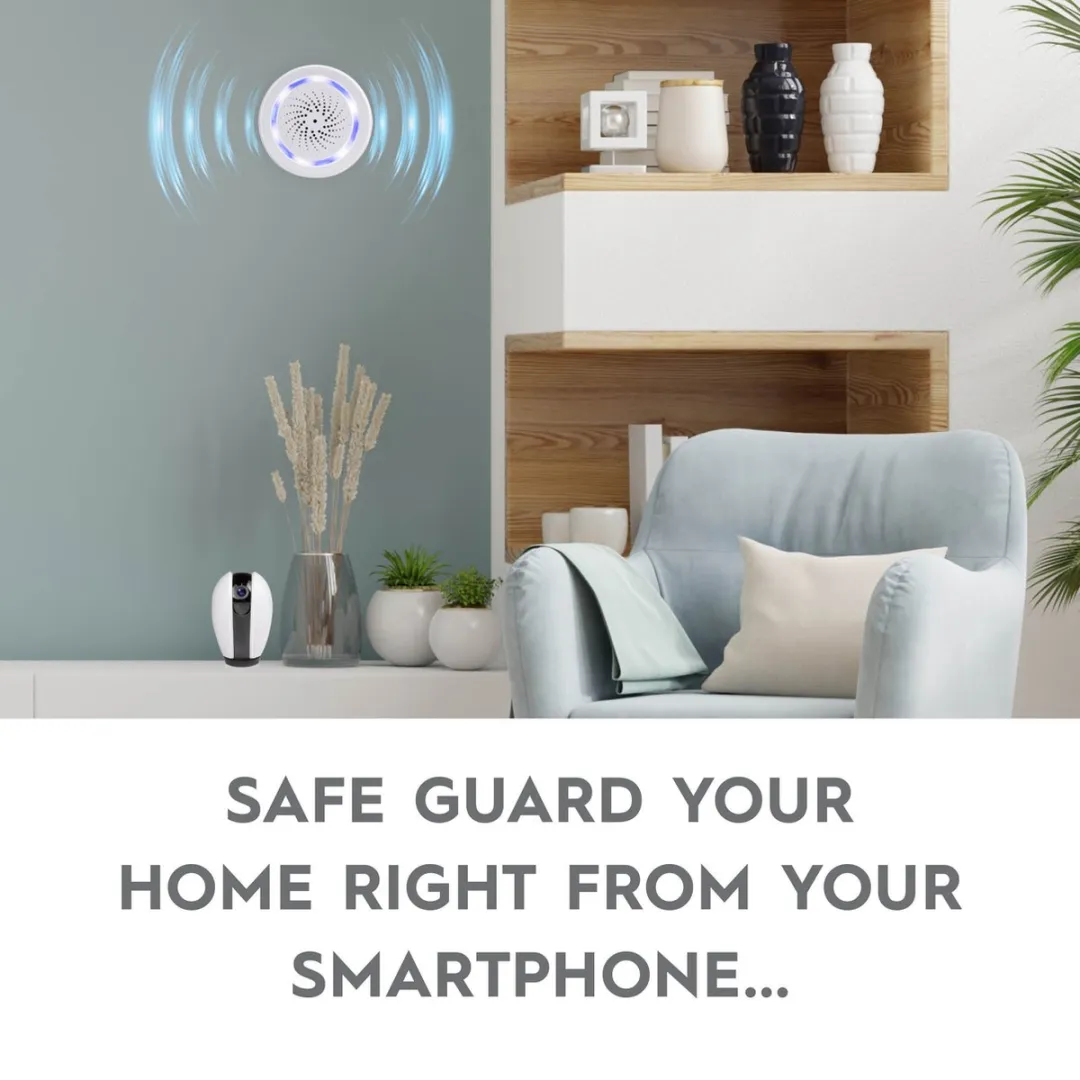 Alpina Smart Home Slimme Sirene 90dB - Wit