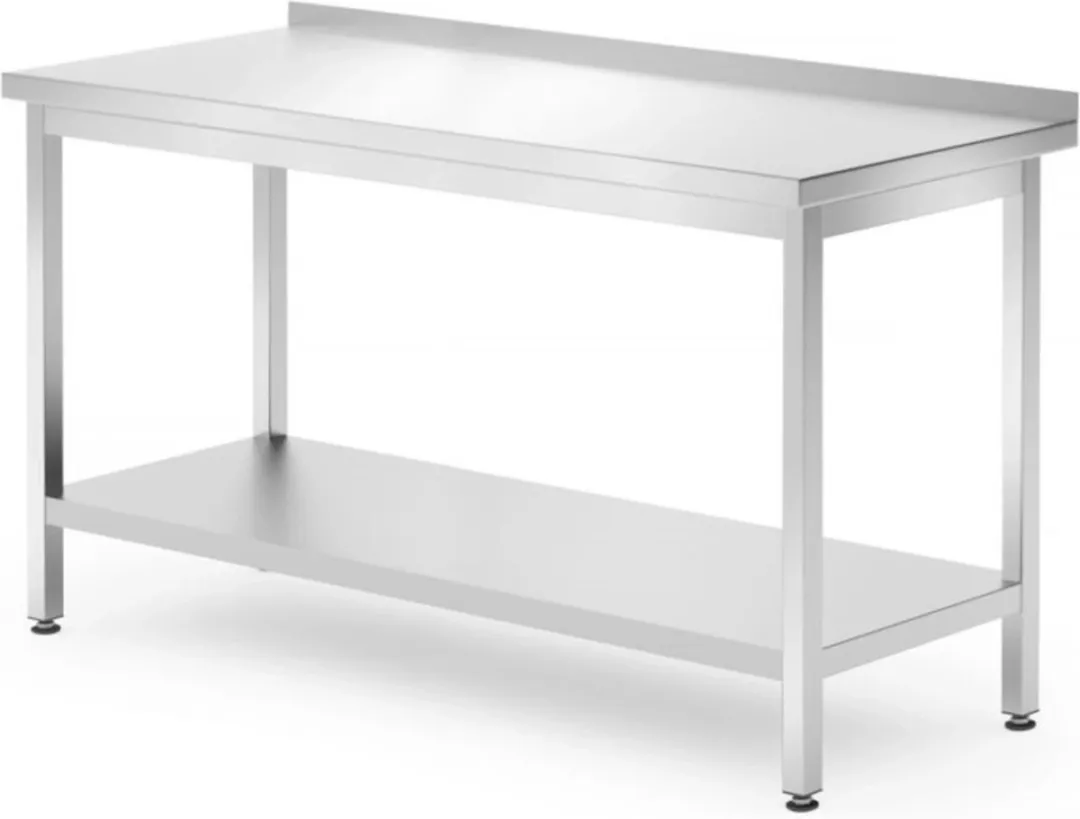 HENDI Muur Werktafel met Schap 1400x700x850mm RVS