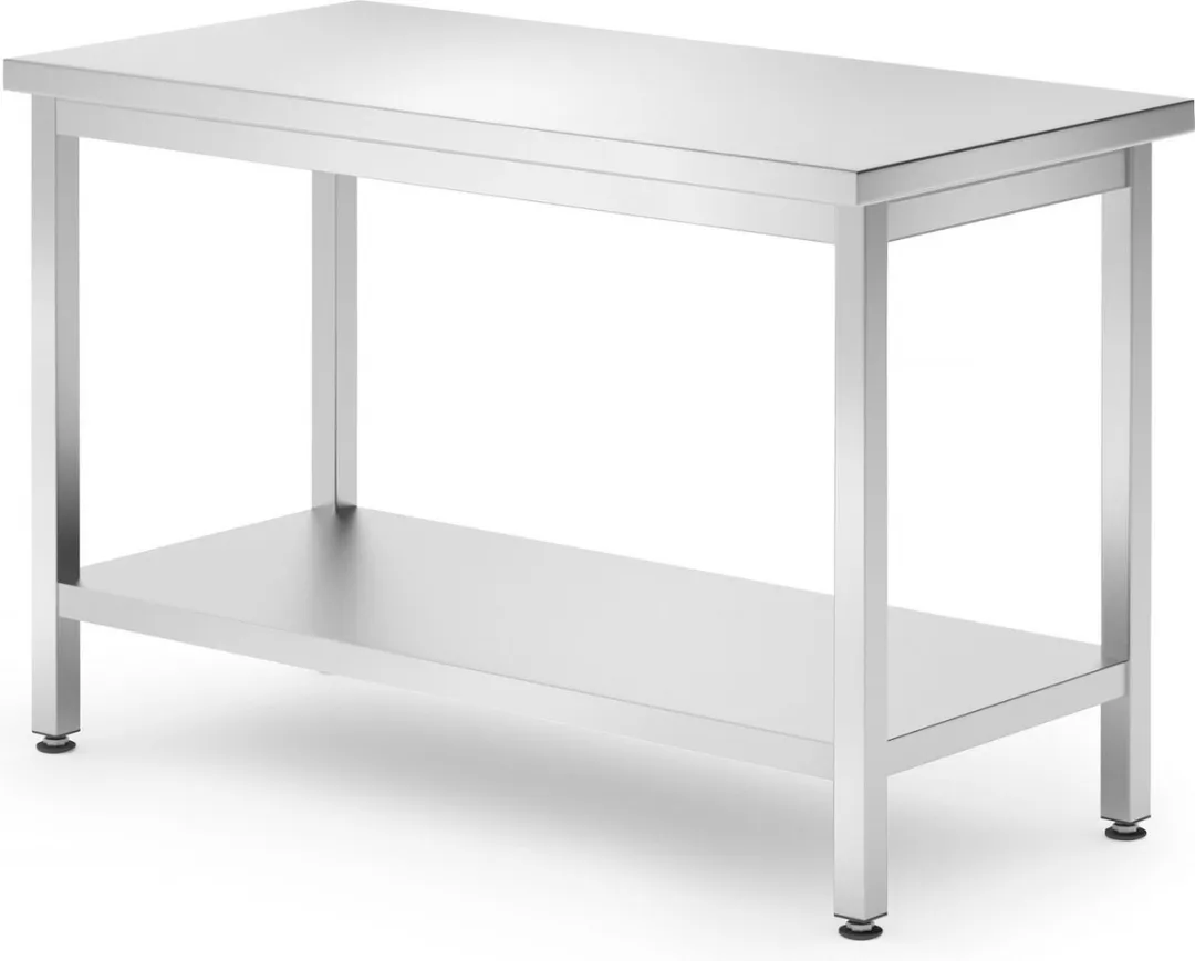 HENDI Centrale Werktafel Budget Line 1200x600mm - Roestvrij staal