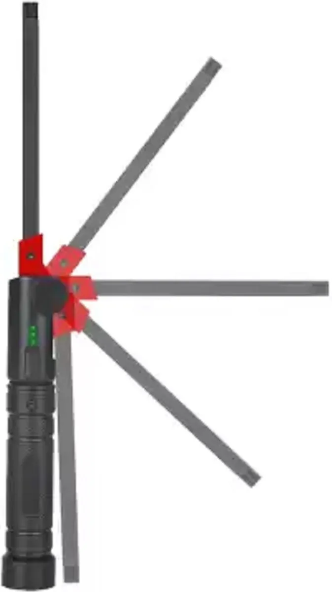 Weber Tools COB LED Looplamp Bright Line - Rood/Zwart