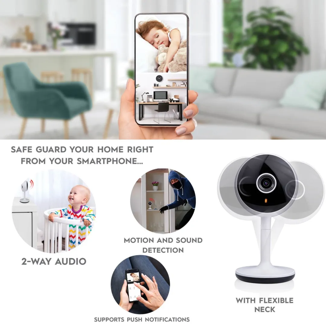 Alpina Smart Home Wifi Camera Full HD 1080p - Nachtvisie