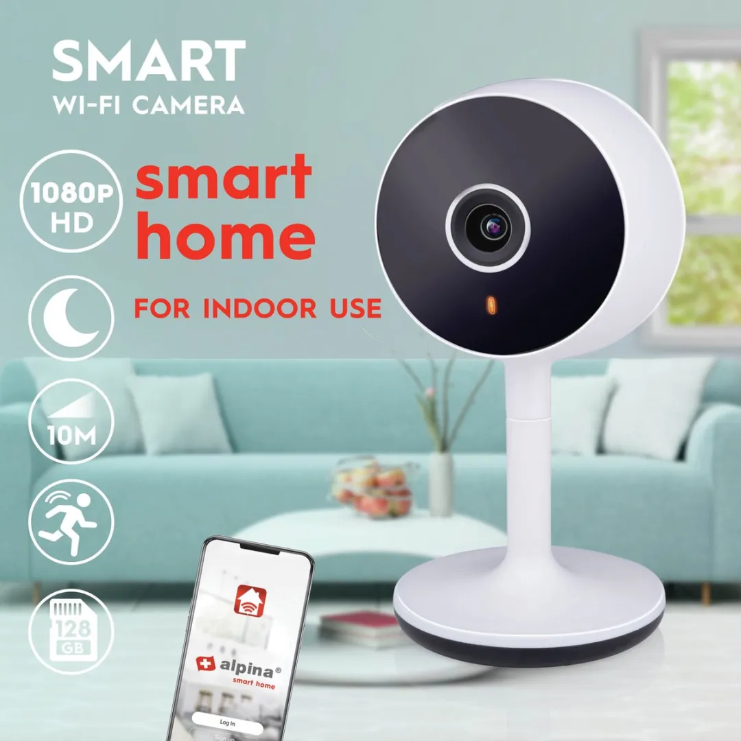 Alpina Smart Home Wifi Camera Full HD 1080p - Nachtvisie