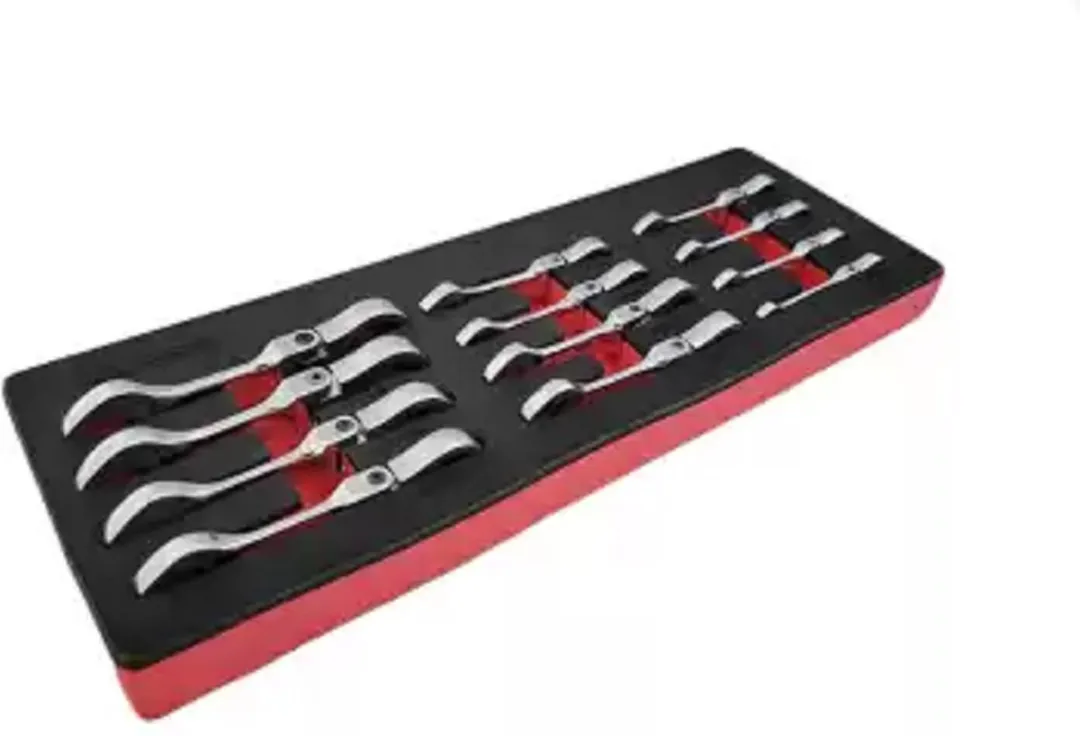 Weber Tools Ratelring-Steeksleutelset 8-19mm