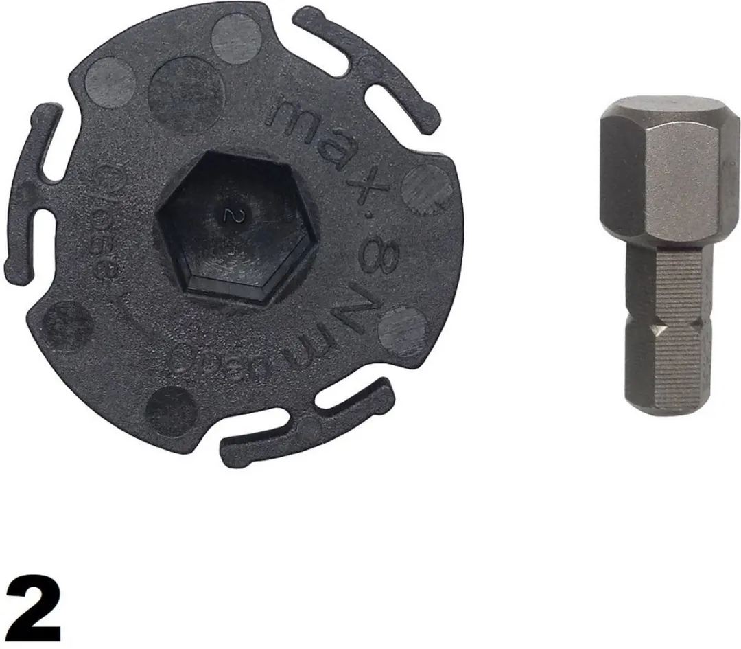 Weber Kunststof Carterplug Sleutel Set - 4 Stuks - Zwart