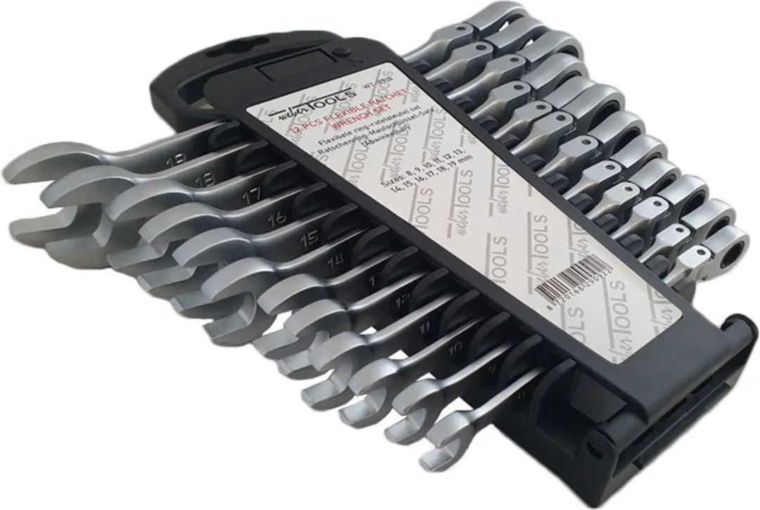 Weber Tools WT-8910 Ringratelsleutelset 12-delig - 8-19mm
