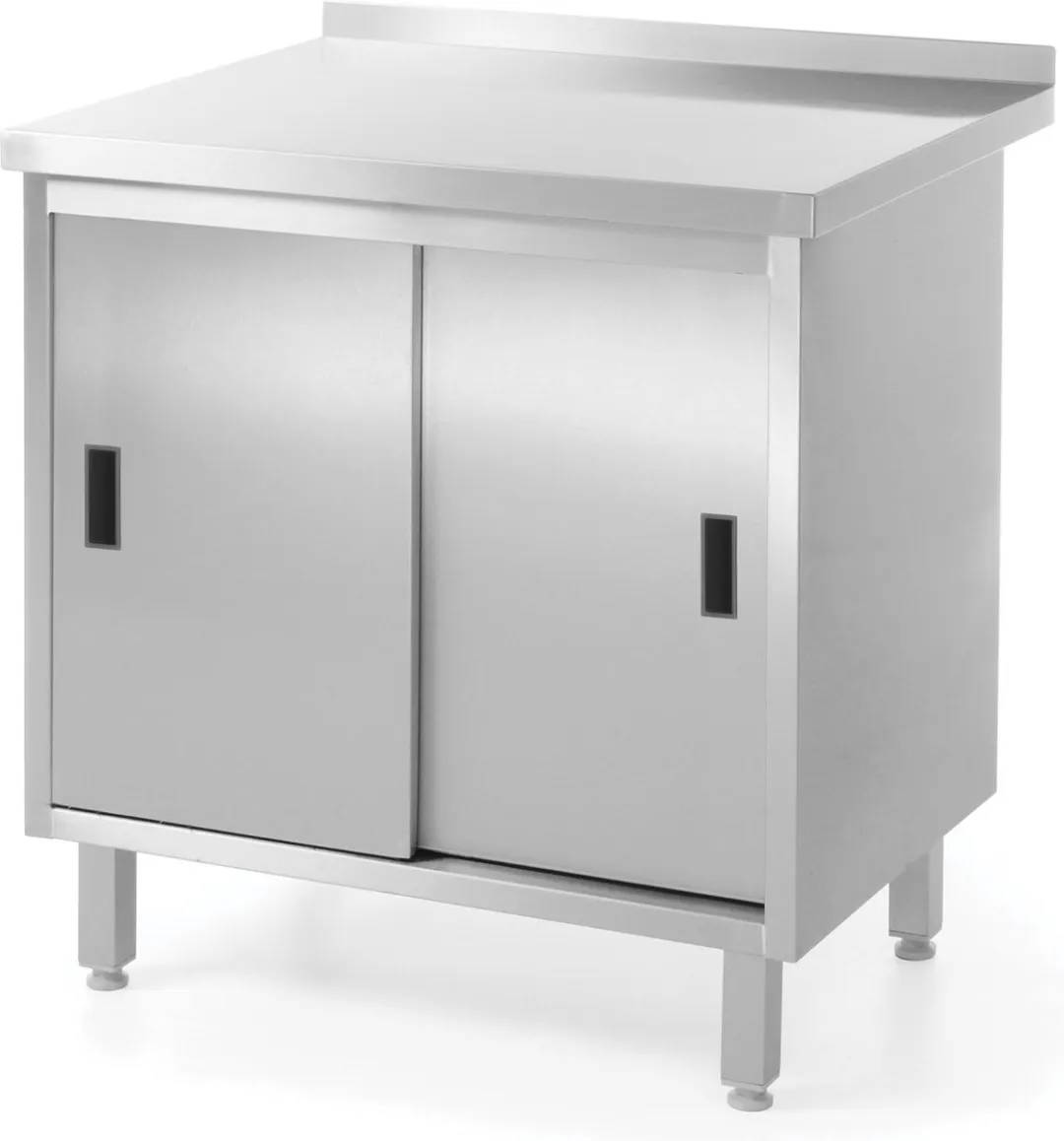 HENDI Wandwerktafel met kast 811641 - 800x600x850mm - RVS
