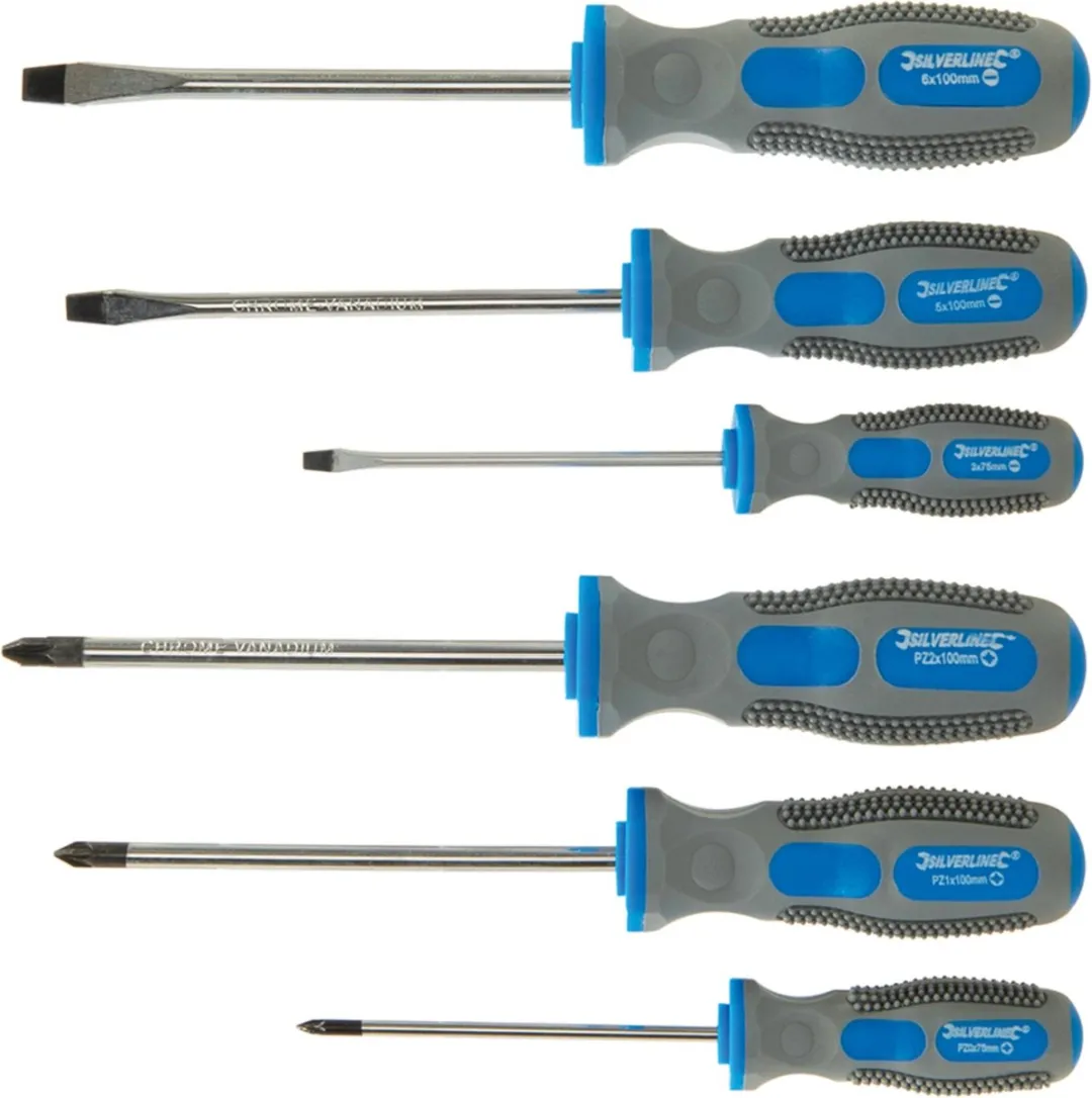 Silverline Multifunctionele Schroevendraaierset 6-delig 546524