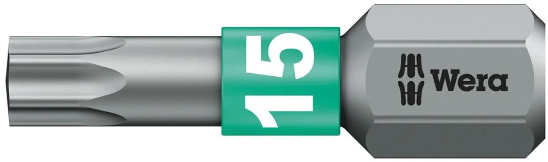 Wera 05066122001 BTZ TORX Bits TX 15 x 25mm