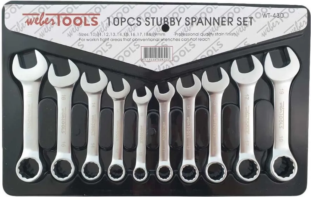 Weber Tools Stubby Steek Ring Set 10-delig