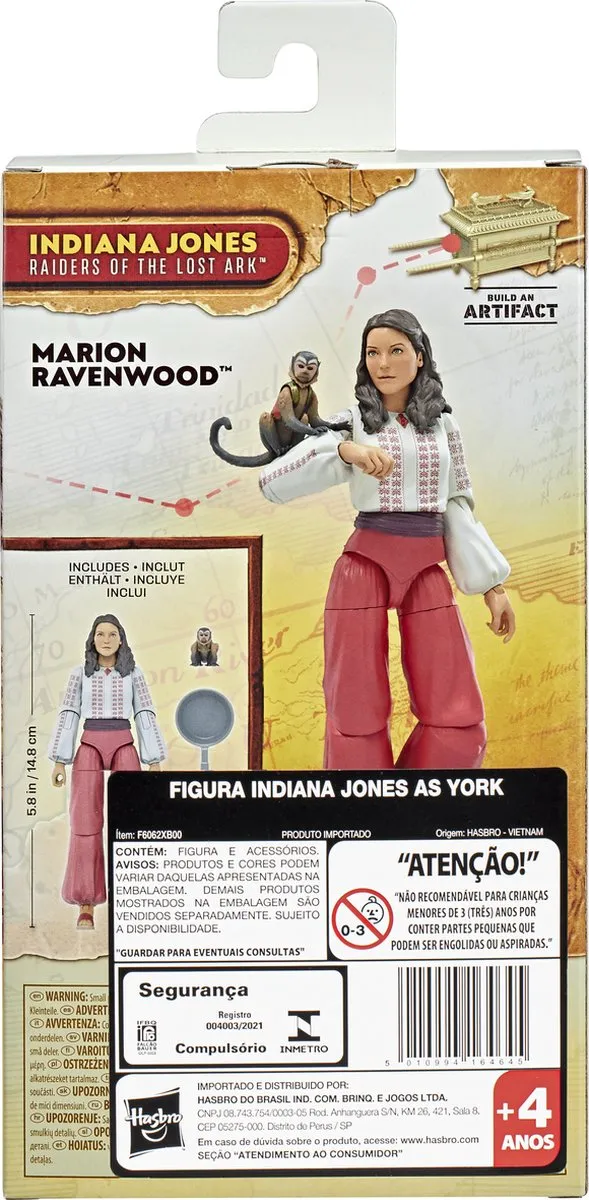 Hasbro Indiana Jones Marion Ravenwood Actiefiguur 15cm - Multicolor - afbeelding 6 van 6