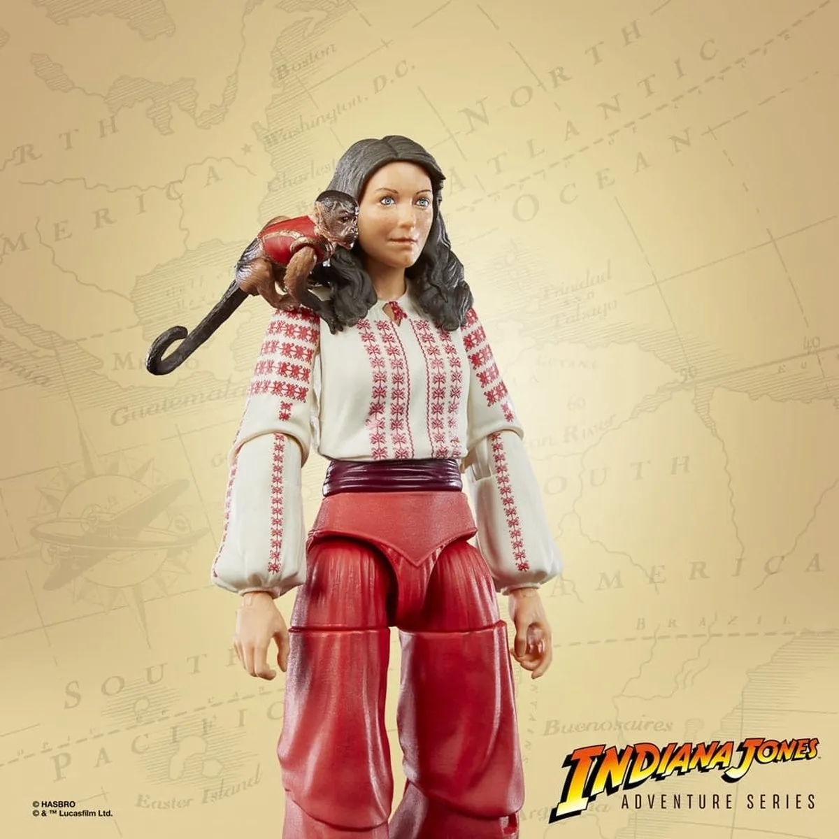 Hasbro Indiana Jones Marion Ravenwood Actiefiguur 15cm - Multicolor