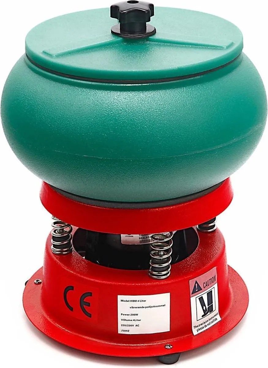 HBM 4 Liter Vibrerende Polijsttrommel