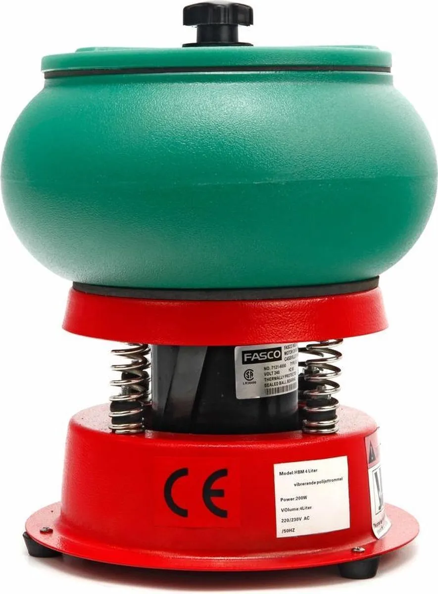 HBM 4 Liter Vibrerende Polijsttrommel - 250mm - afbeelding 3 van 3