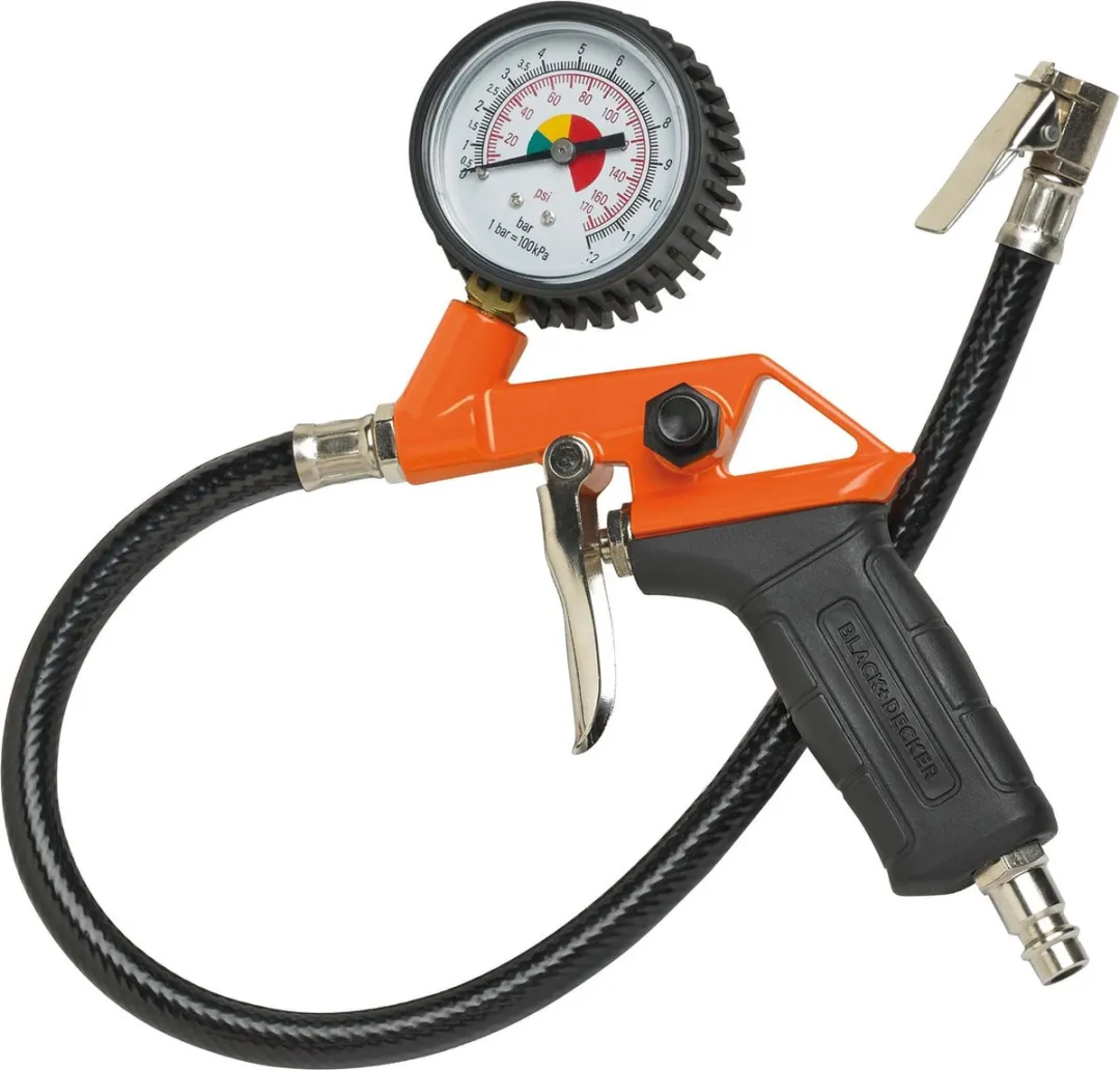 BLACK+DECKER 5-delige Accessoireset - Blaaspistool/Bandenpomp/Verfspuit - afbeelding 6 van 6
