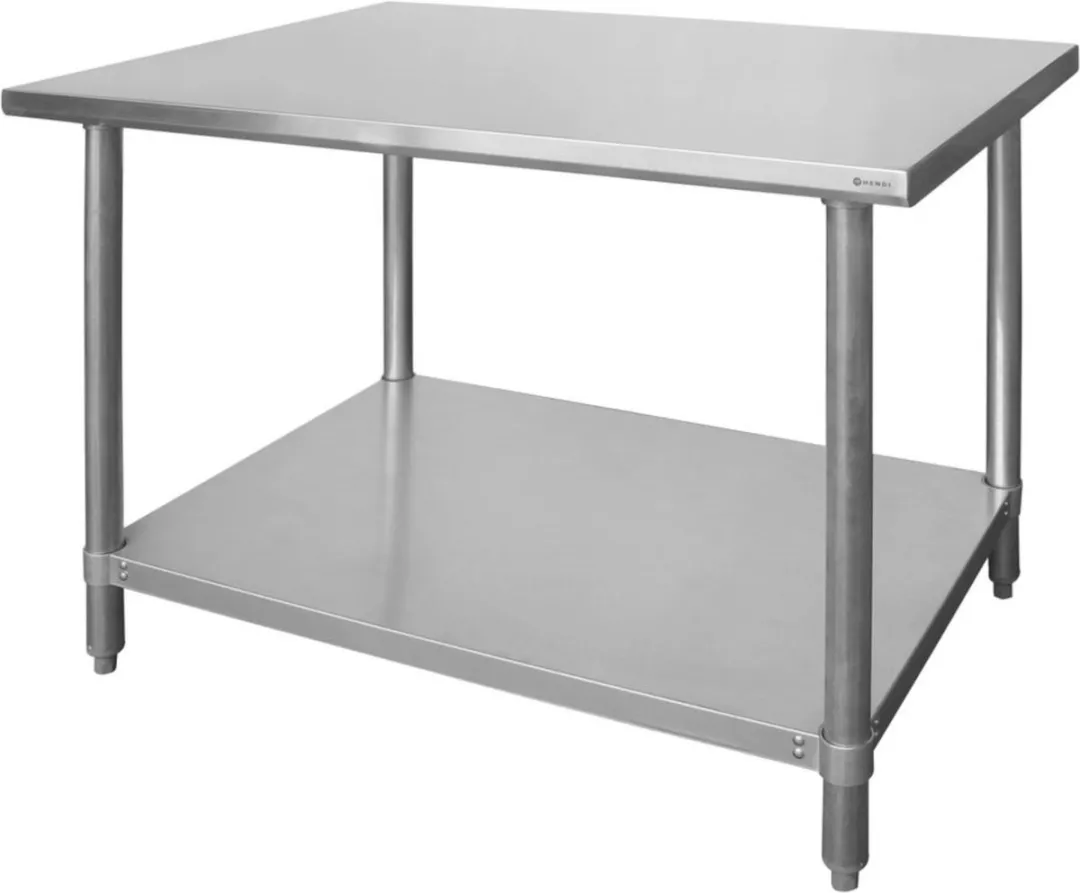 HENDI Werktafel RVS 1200x600x850mm - Verstelbare poten