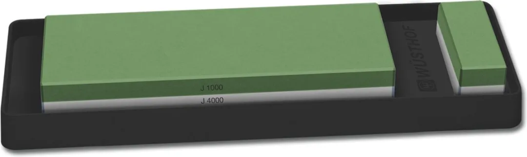 Wusthof slijpsteen - Korrel 1000/4000 - Met houder