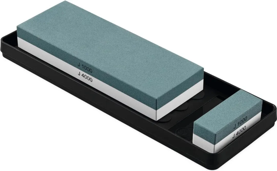 Wusthof slijpsteen - Korrel 1000/4000 - Met houder