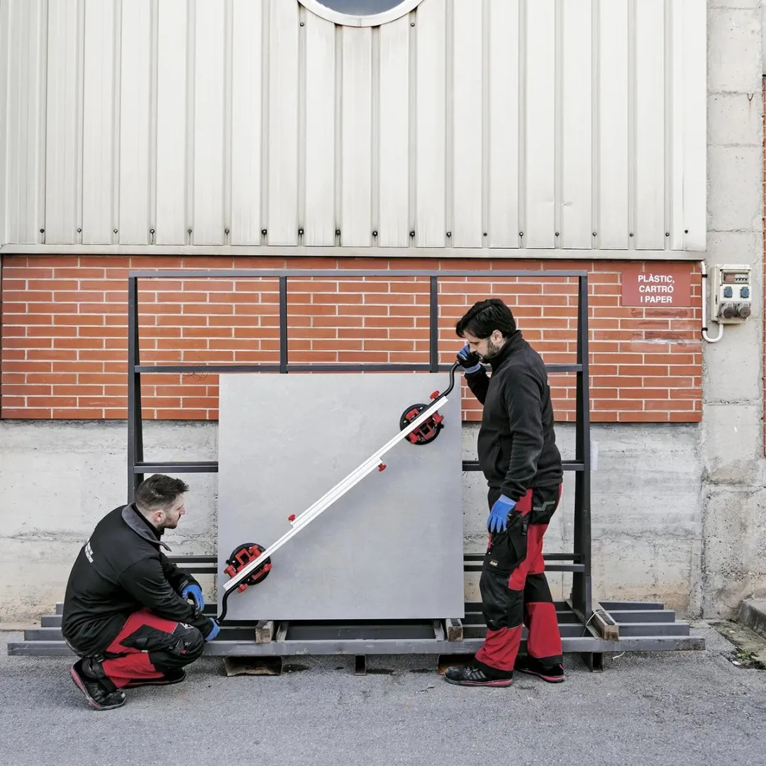Rubi Slab Trans Mini Draagsysteem - 1 Stuk - Rood/Zilver/Zwart