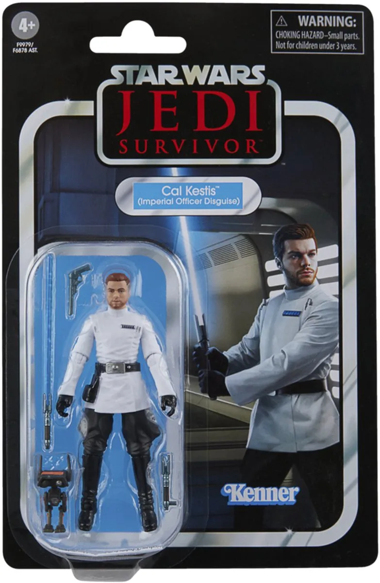 Hasbro Star Wars Jedi Survivor Vintage Cal Kestis - Imperial Officer Disguise Action Figuur 10cm - Multi