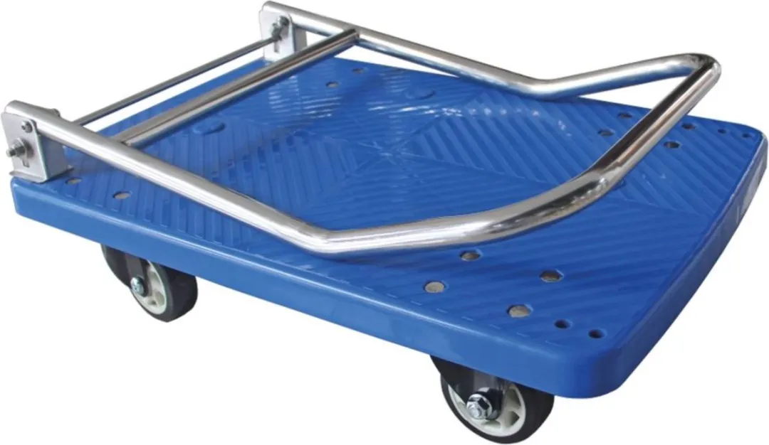 HENDI Inklapbare Platformwagen 150kg - 730x480x825mm - RVS