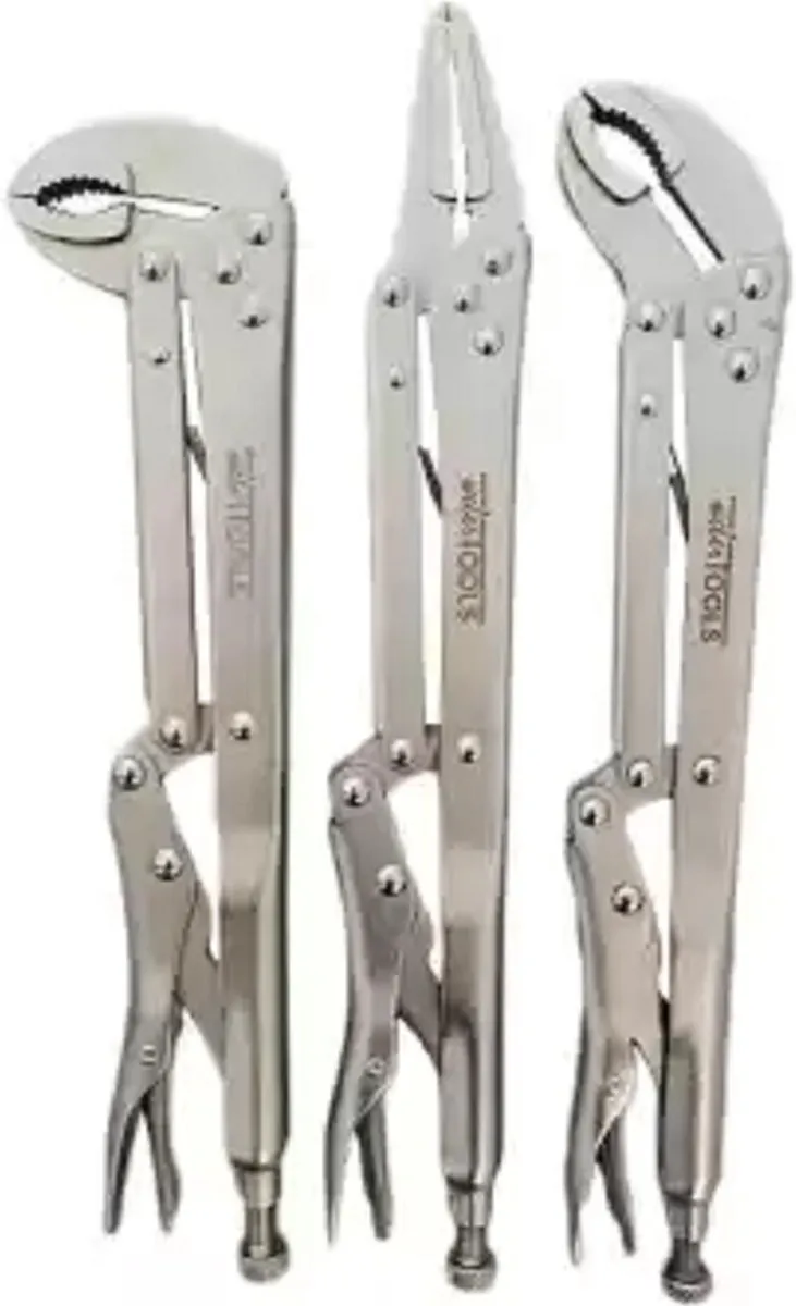 Weber Tools 3-delige Griptangenset - Rood/Zilver/Zwart
