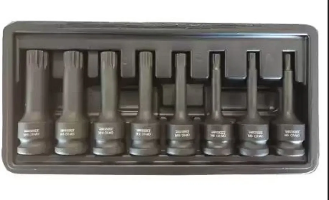 Weber Tools 1/2" Krachtdoppen Set 8-delig