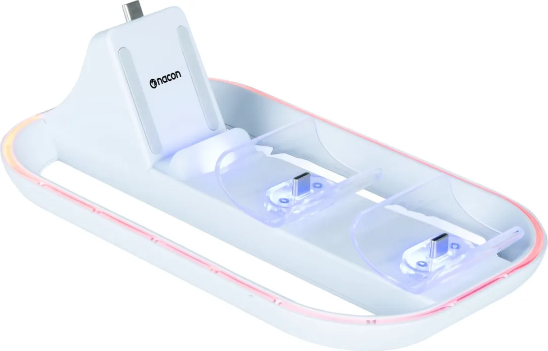 Nacon PS5TRIPLECHARGER Oplaadstation - RGB Wit