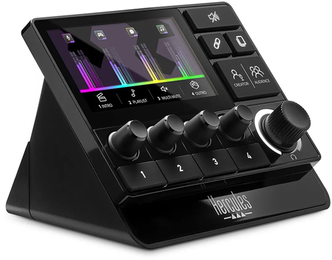 Hercules Stream Essentials Kit - Stream 200 XLR Audiocontroller + HXD-700 XLR-microfoon - Stream Set