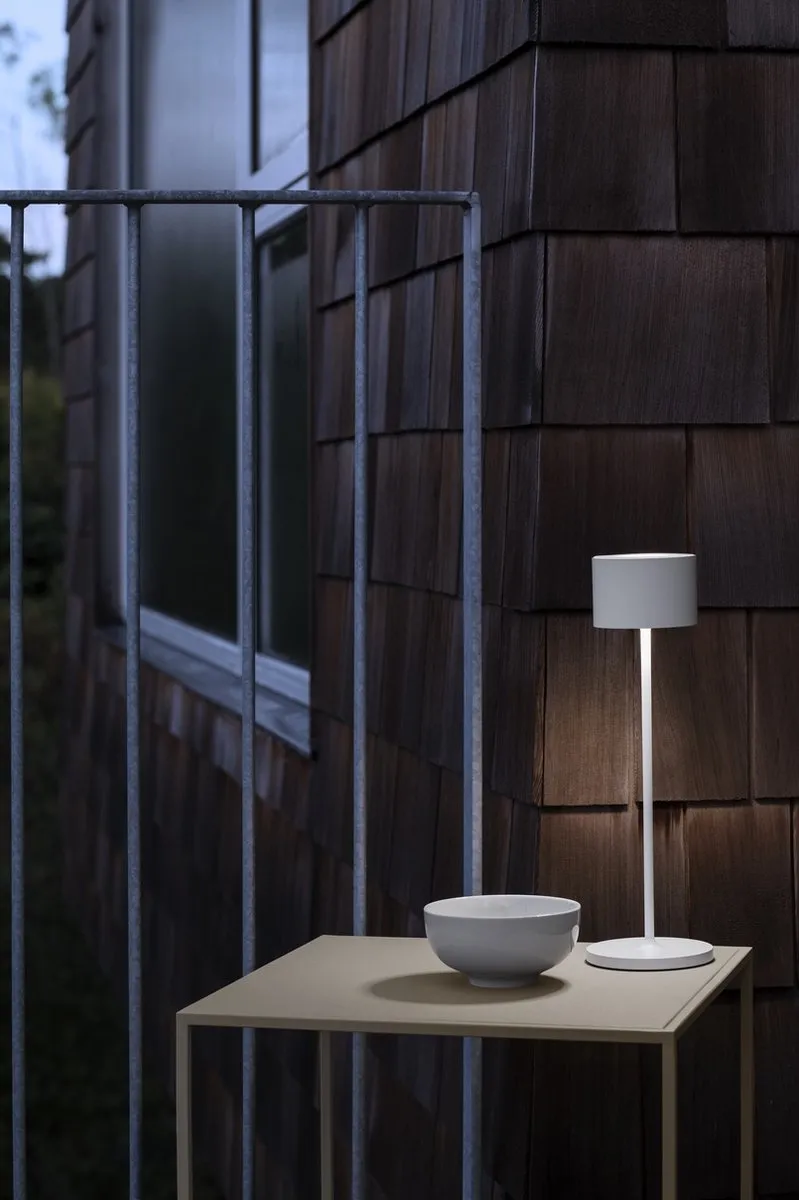 Blomus Farol Oplaadbare LED Tafellamp - Wit - afbeelding 6 van 6