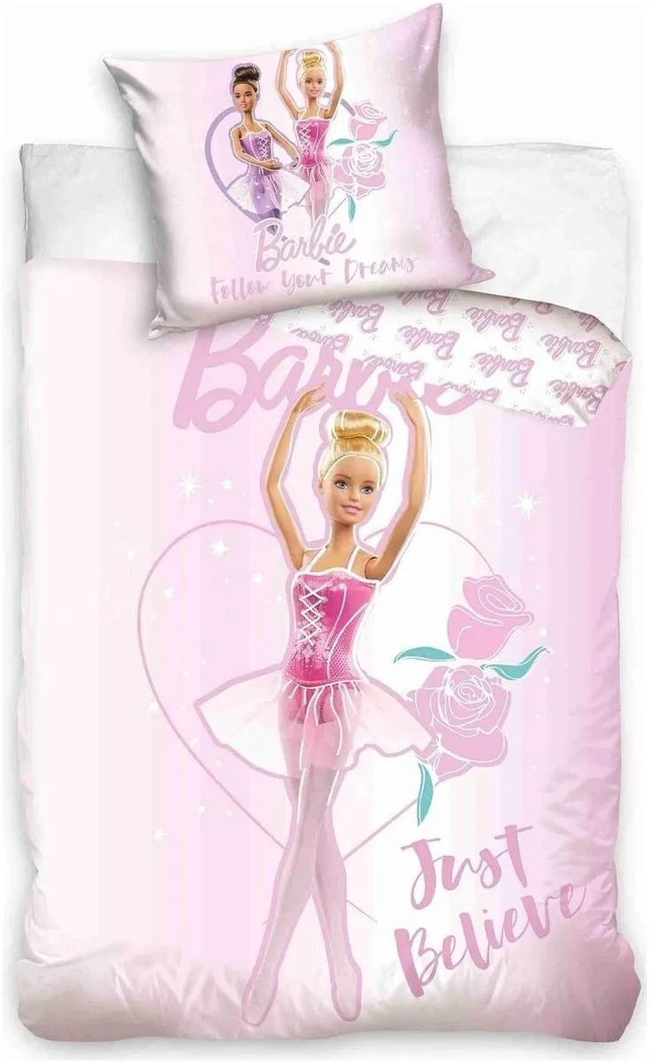 Barbie Just Believe Dekbedovertrek 140x200cm