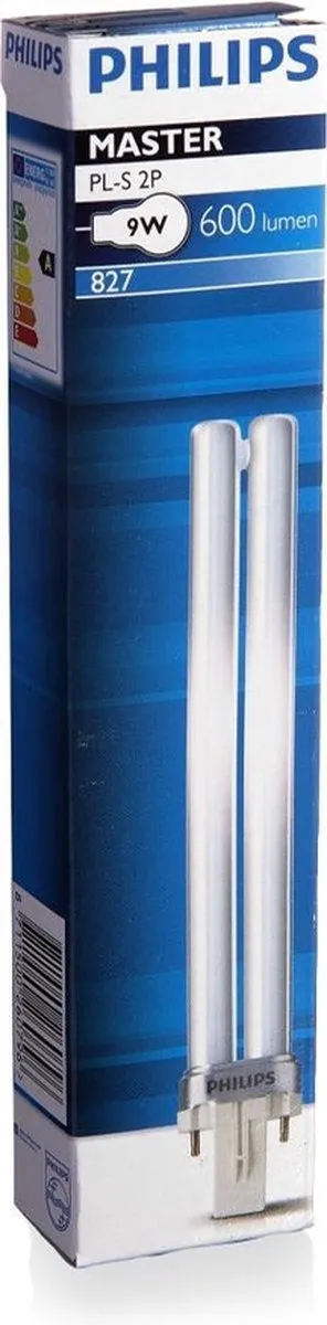 Philips MASTER PL-S 2P 9W Warm Wit Mat - 540lm