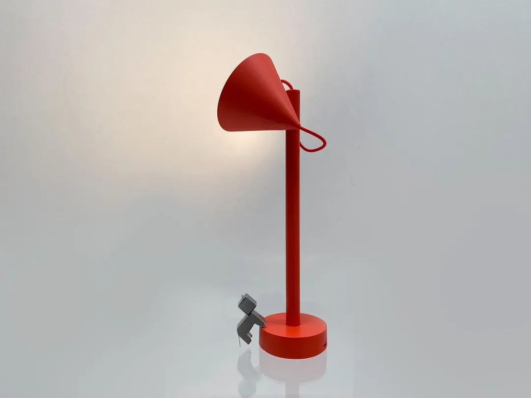 Alessi Tsumiki Oplaadbaar Tafellampje - Rood