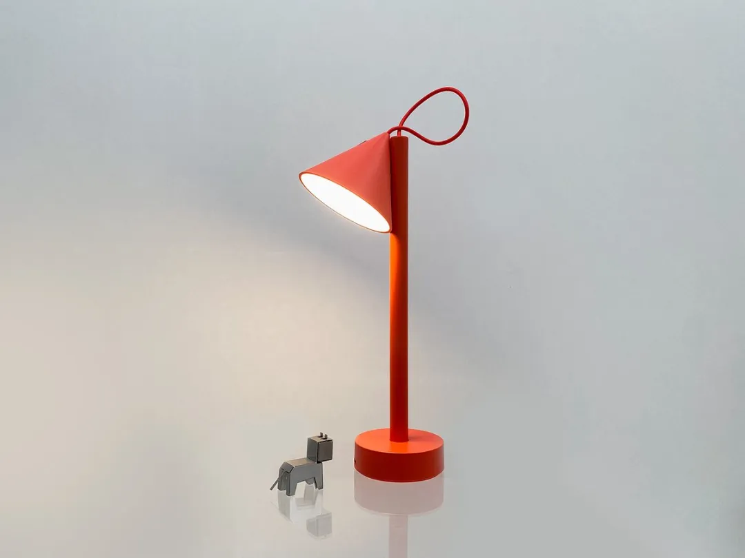 Alessi Tsumiki Oplaadbaar Tafellampje - Rood