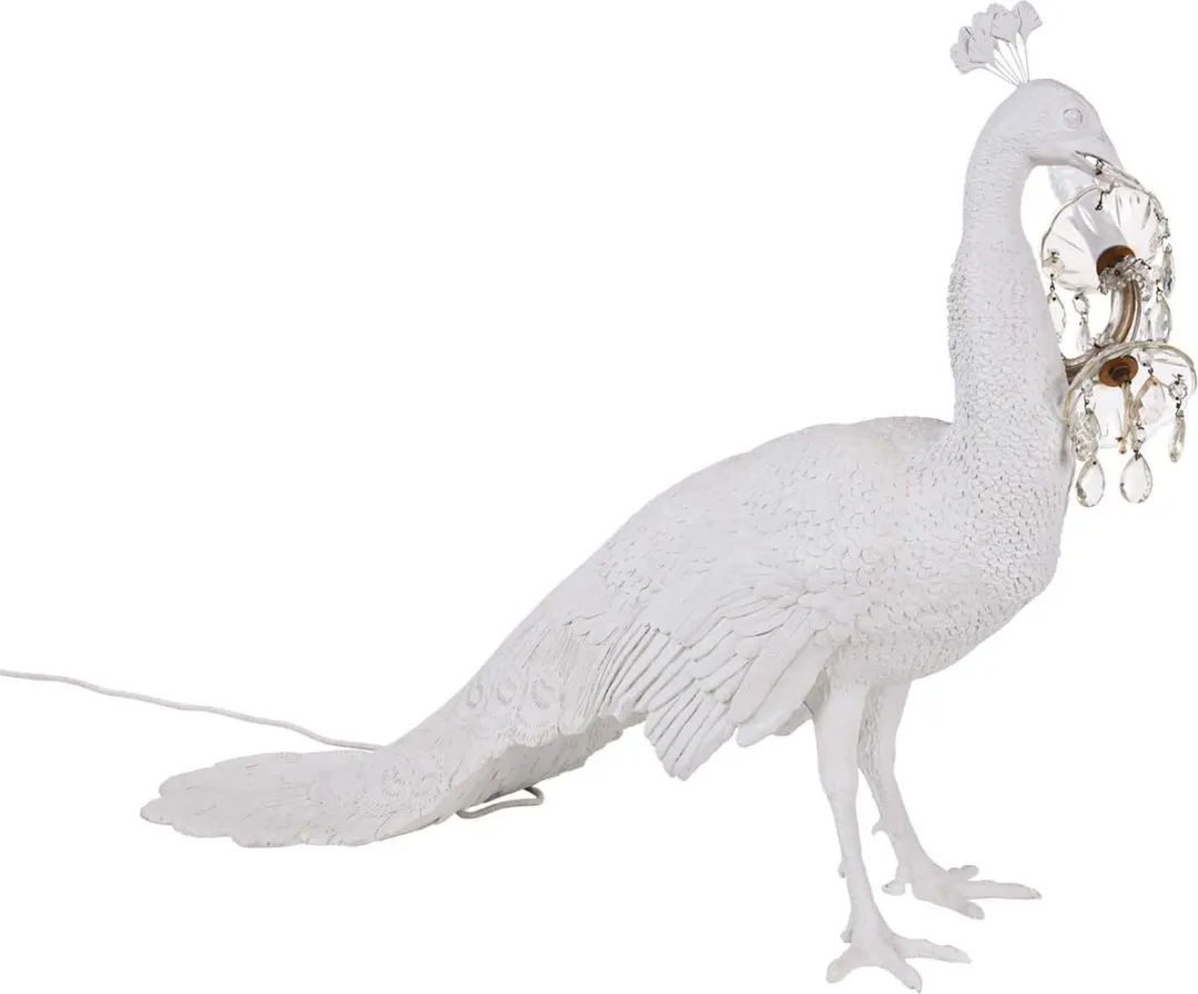 Seletti Peacock Tafellamp - 1 Lichtpunt 3W - Wit