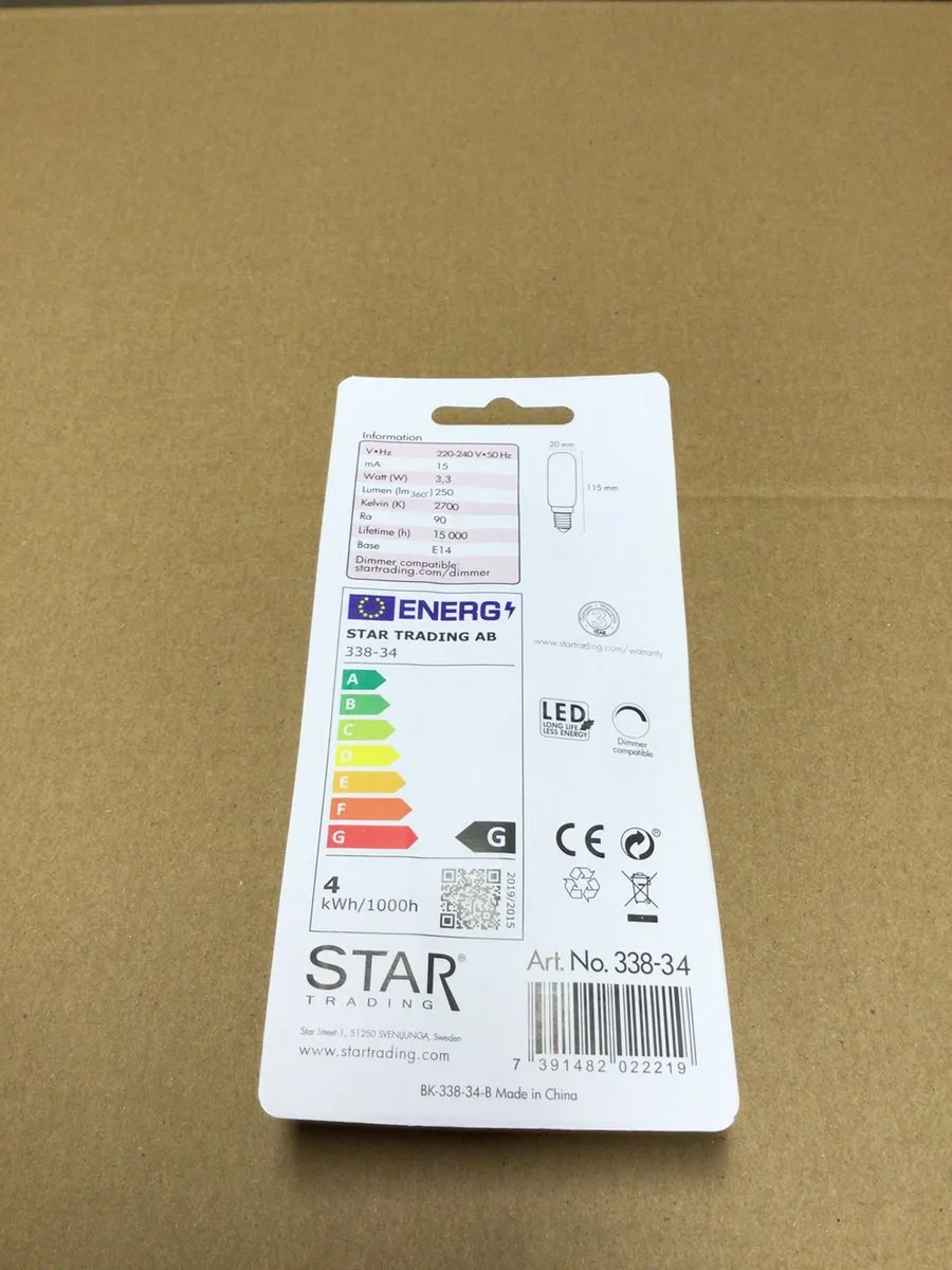 Star Trading Prikkabel Kogellamp E27 1W