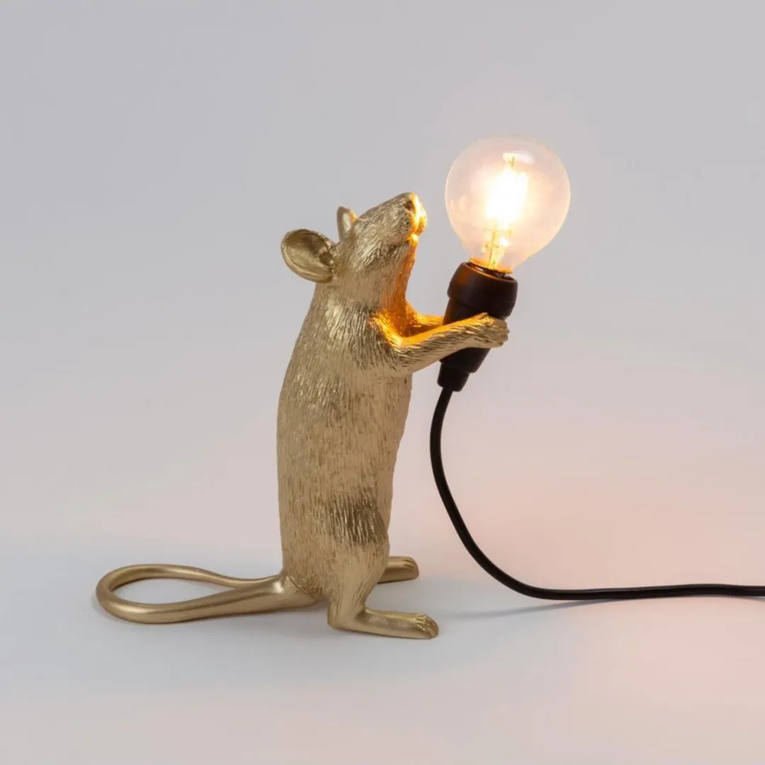 Seletti Muislamp Step - Goud - afbeelding 6 van 6