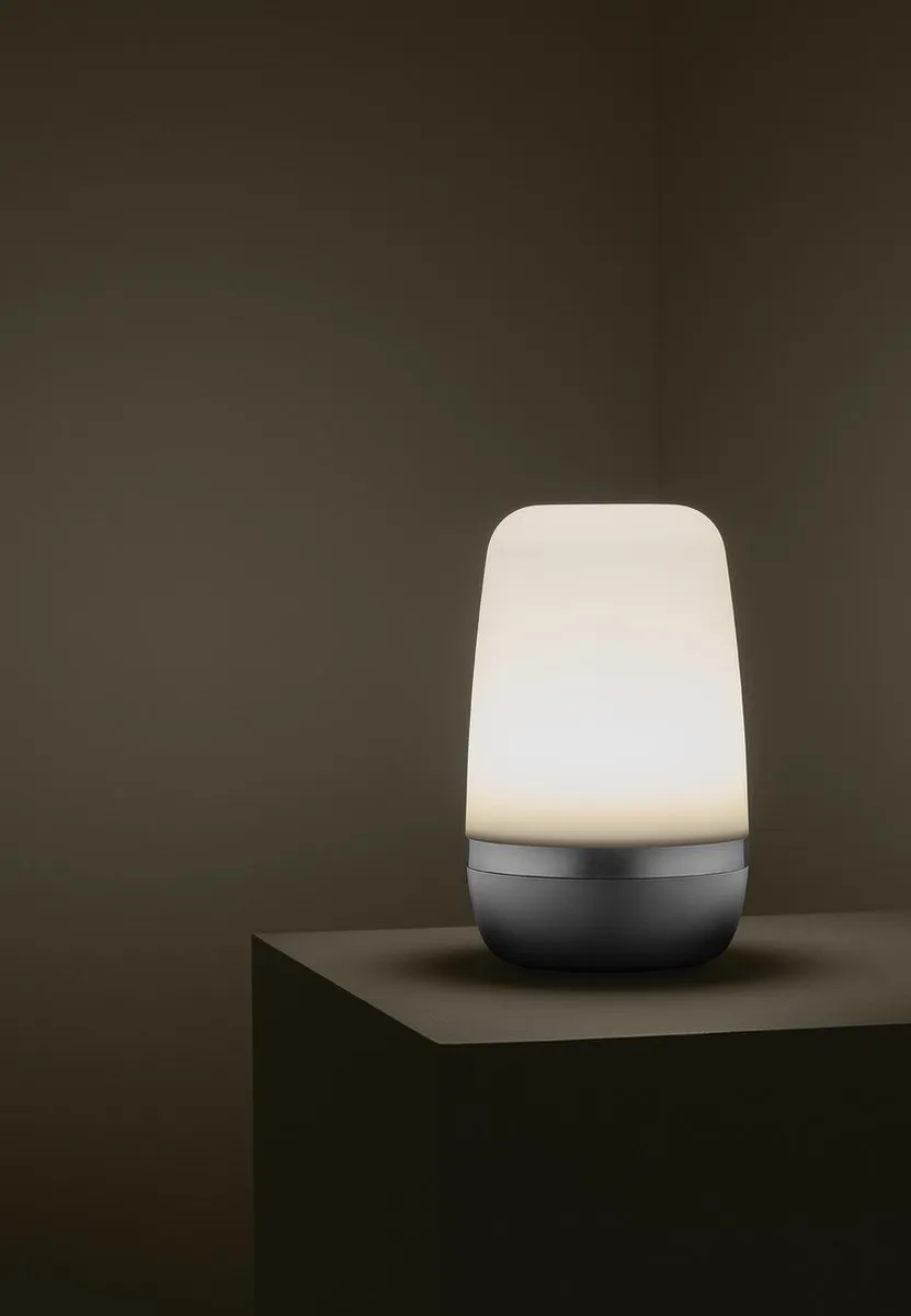 Blomus Spirit led outdoor licht D15cm H25cm platinum grey