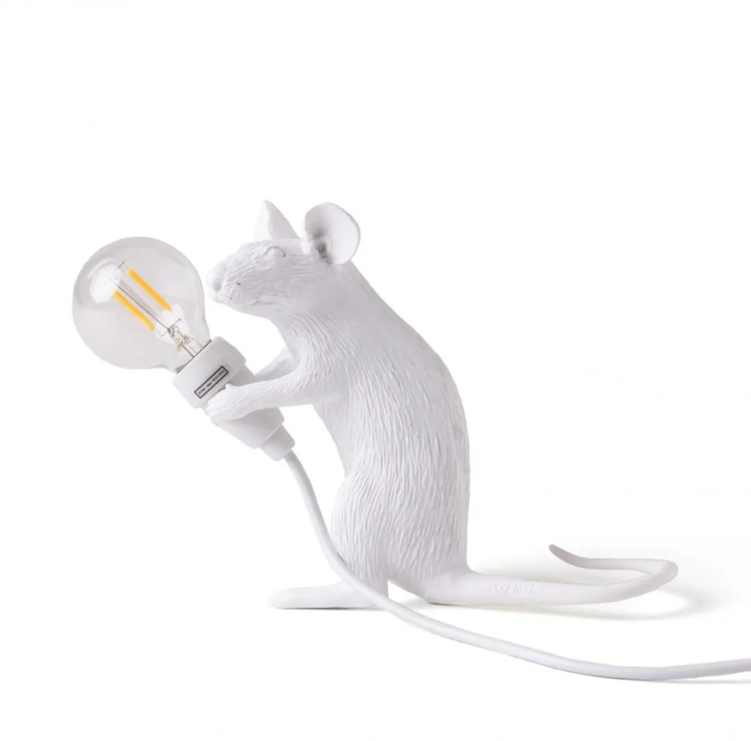 Seletti Muislamp Mac - Zittend muisje - 1W - Multicolor