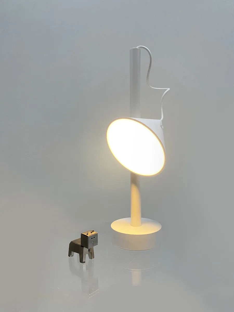 Alessi Tsumiki Oplaadbaar Tafellampje - 3.5W - Wit