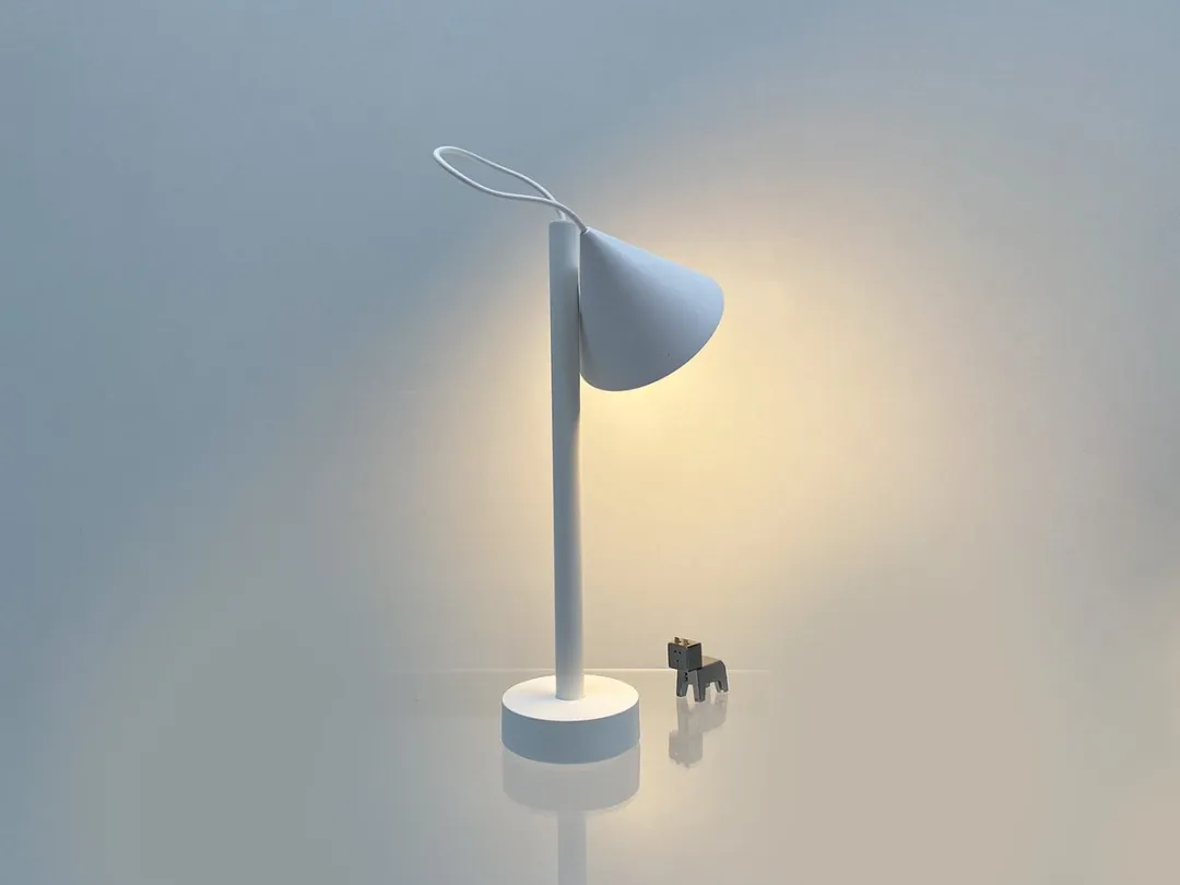 Alessi Tsumiki Oplaadbaar Tafellampje - 3.5W - Wit