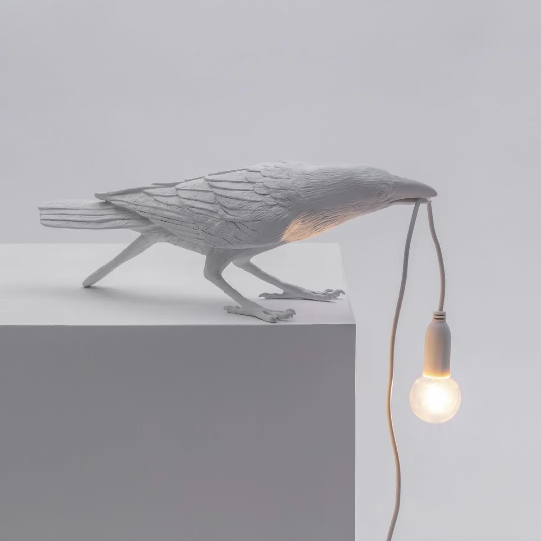 Seletti Bird Playing Tafellamp - Zwart