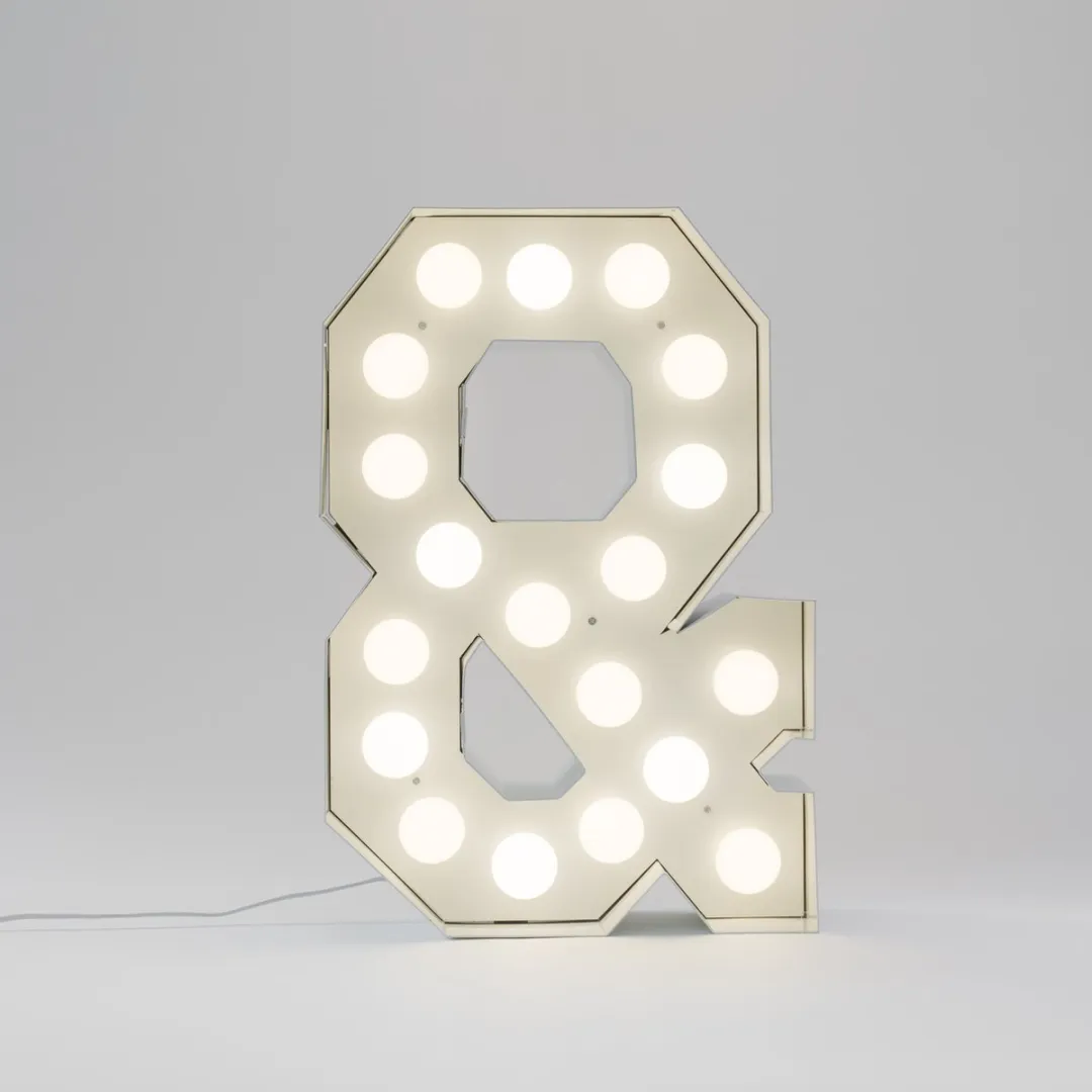 Seletti VEGAZ LED Verlichte Letters Showbiz