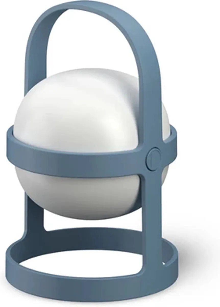 Rosendahl Soft Spot solar tafellamp H25cm recyled plastic sky blue